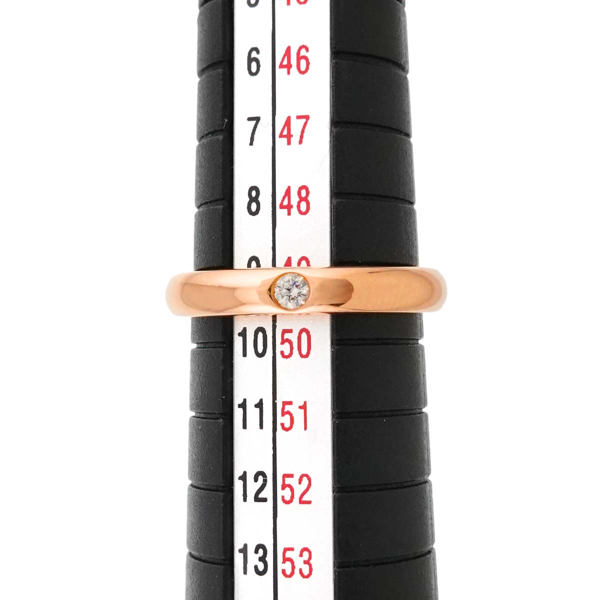 Diamond Ring PG Pink Gold 750 size4.75-5(US)