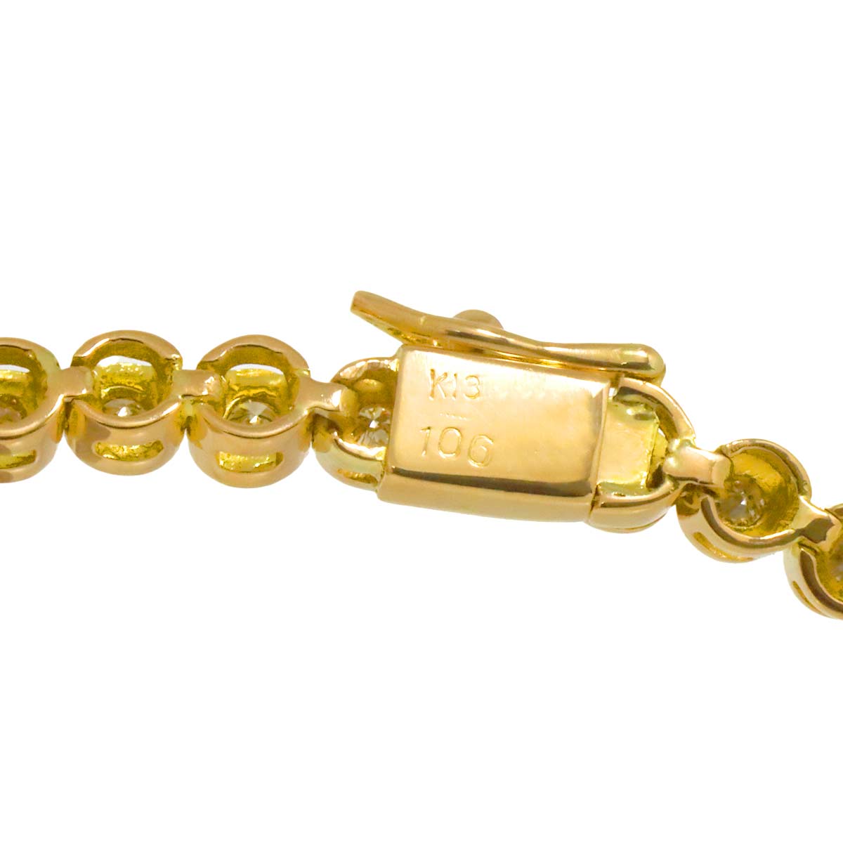 Diamond 1.06ct Bracelet 18K YG 750