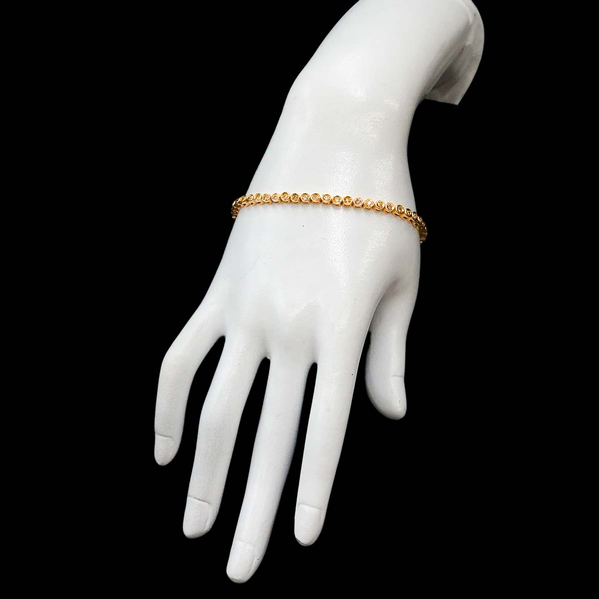 Diamond 1.06ct Bracelet 18K YG 750