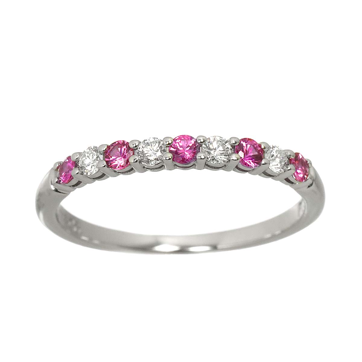 Sapphire Diamond Ring Pt size6.25-6.5(US)