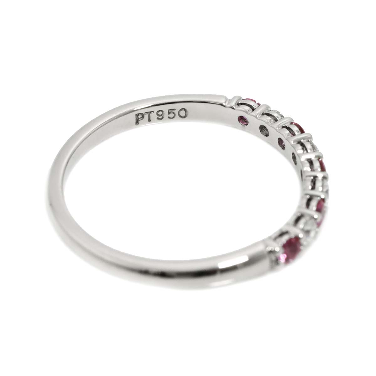 Sapphire Diamond Ring Pt size6.25-6.5(US)