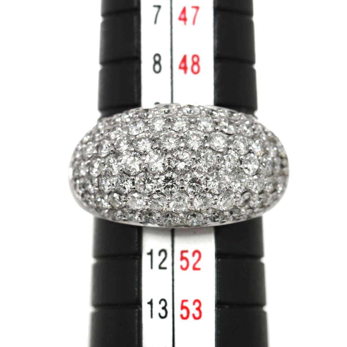 Diamond 2.00ct Ring 18K WG 750 Size5.25(US)