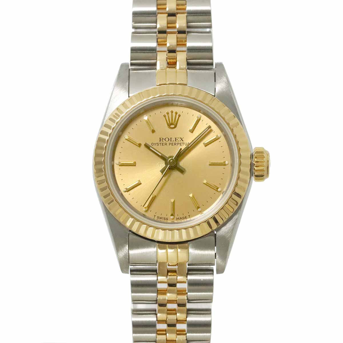 Oyster Perpetual 67193 Serial 9 750YG Gold Dial Ladies Watch