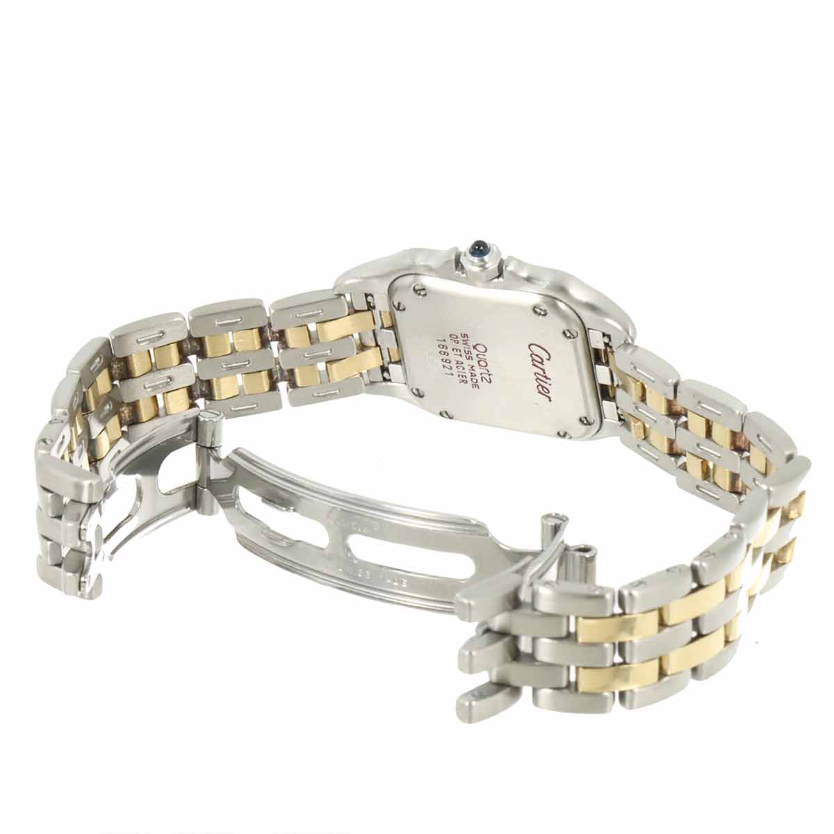 Panthere Two Row SM 84083242 Quartz Cream Dial K18YG Ladies