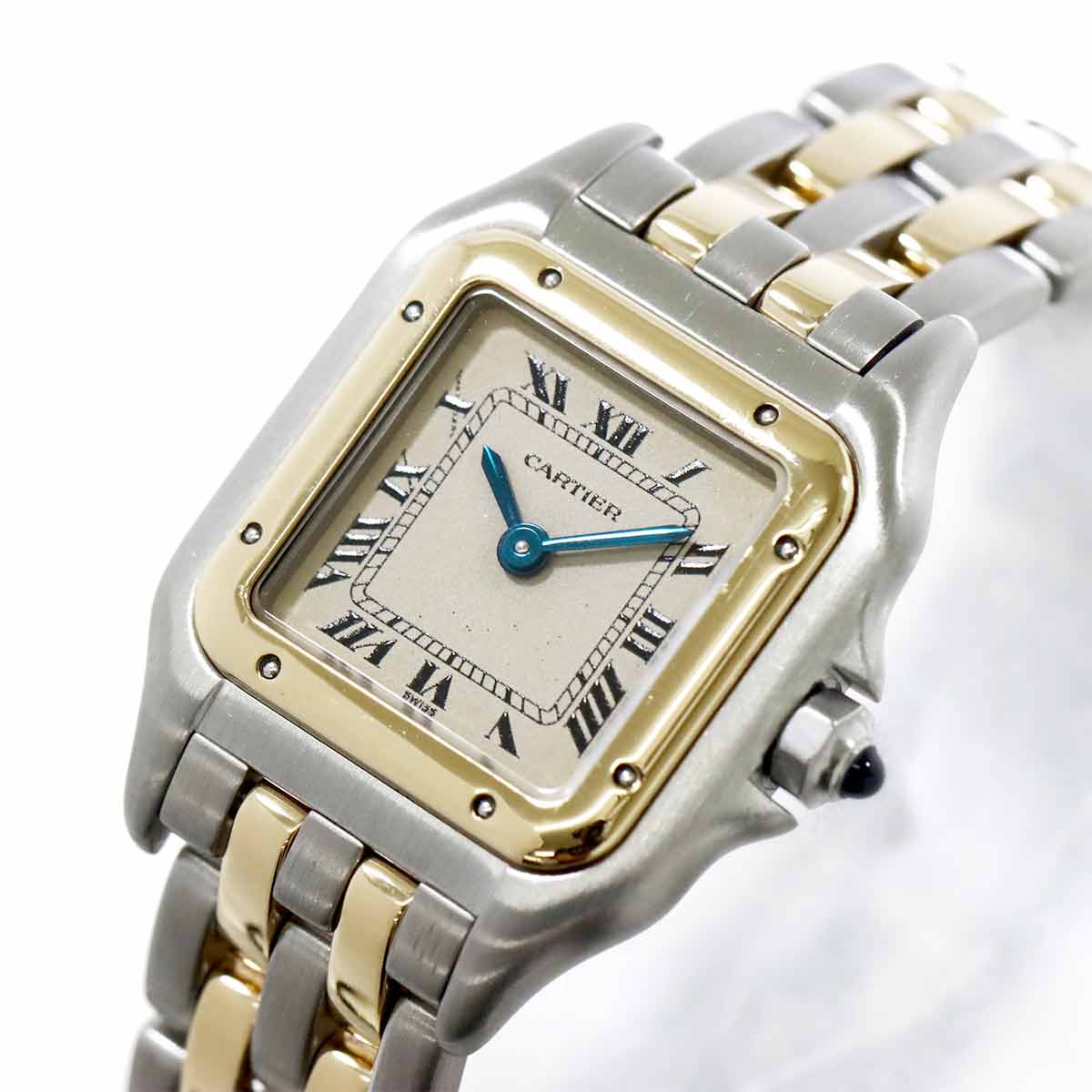 Panthere Two Row SM 84083242 Quartz Cream Dial K18YG Ladies
