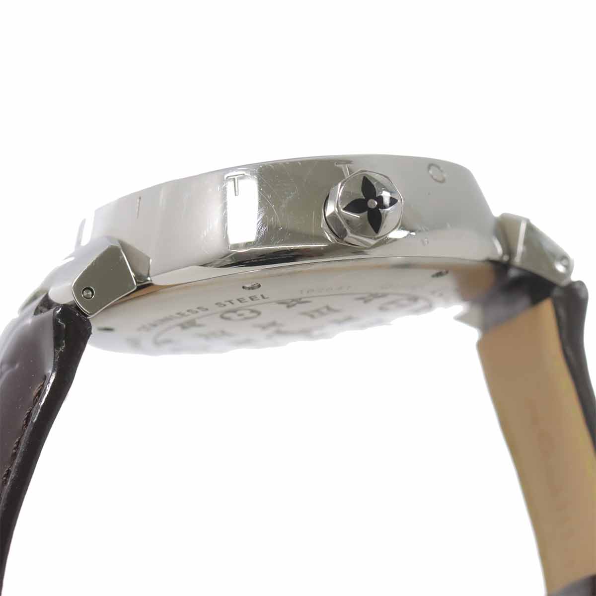 Tambour Diamon GM Q111C Diamond Amarante bordeaux Dial