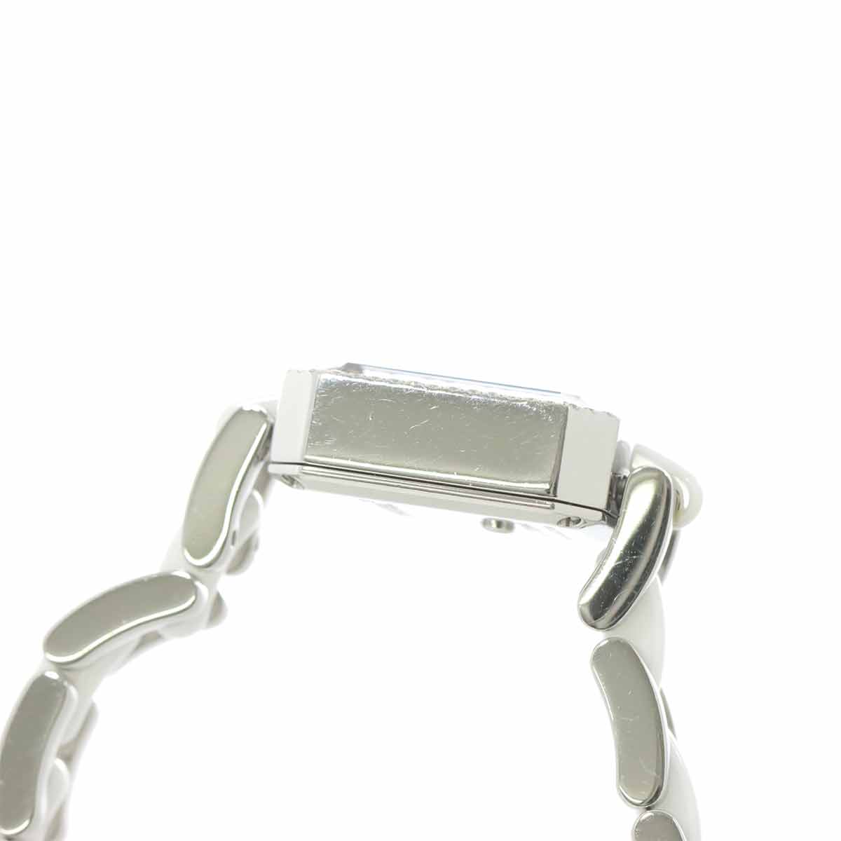 Premiere H2132 Diamond Bezel Ceramic Quartz White Dial Ladies