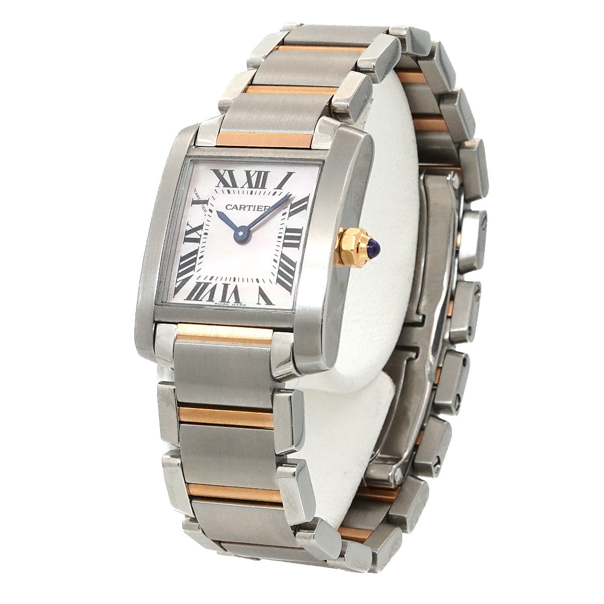 Tank Francaise SM W51027Q4 750 PG Quartz Pink Shell Dial