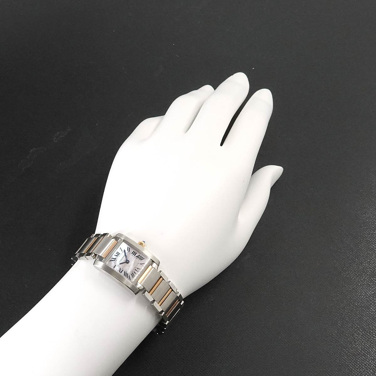 Tank Francaise SM W51027Q4 750 PG Quartz Pink Shell Dial