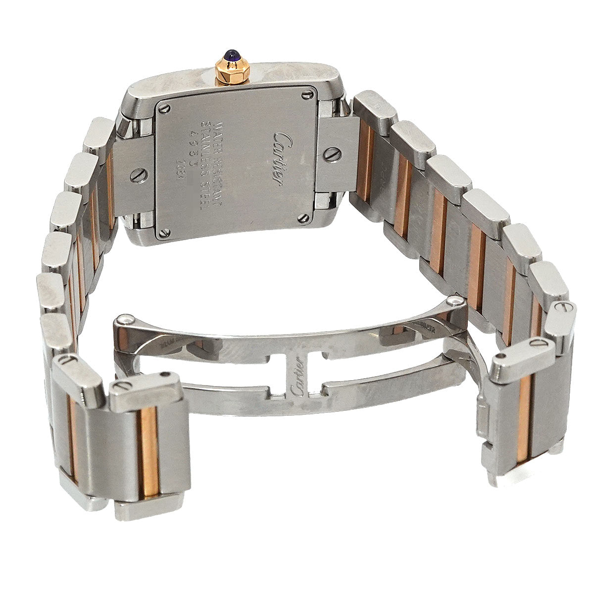 Tank Francaise SM W51027Q4 750 PG Quartz Pink Shell Dial