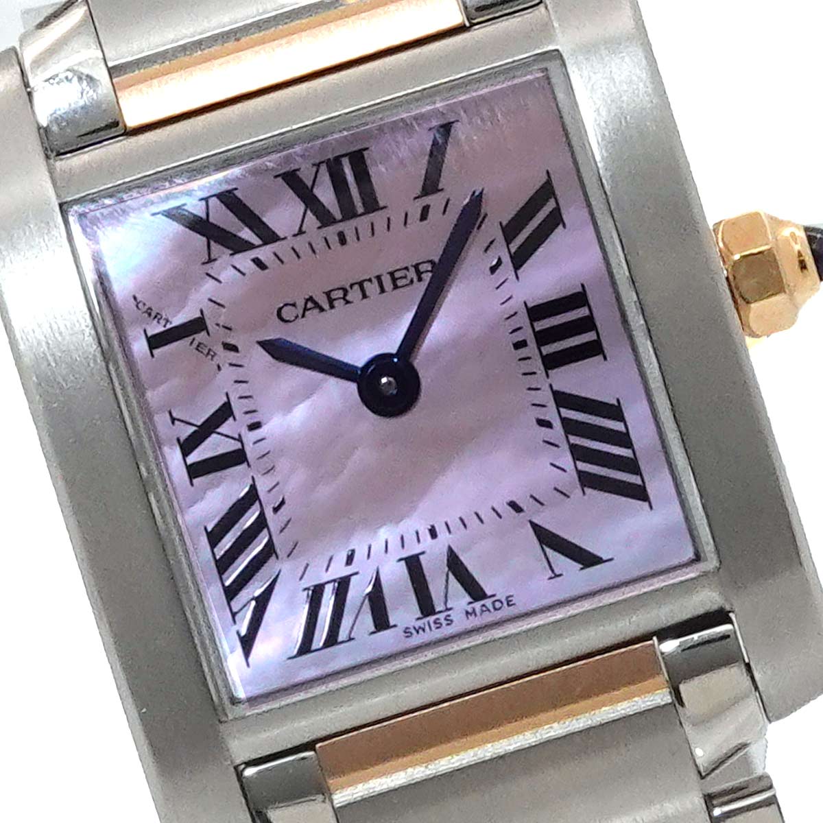 Tank Francaise SM W51027Q4 750 PG Quartz Pink Shell Dial