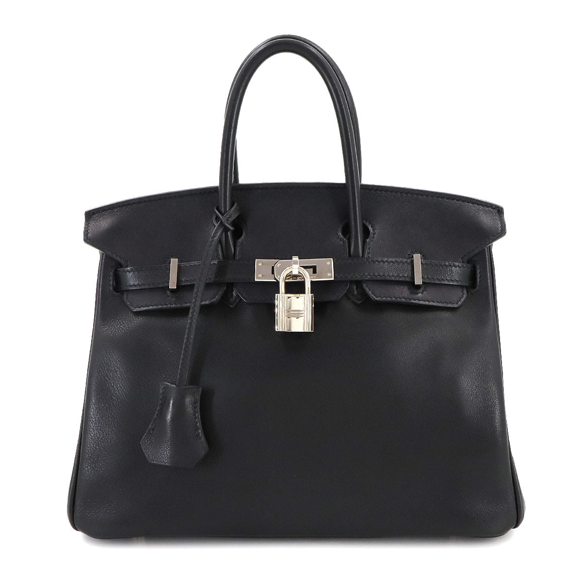 Birkin 25 Veau Swift Black Hand Bag Purse
