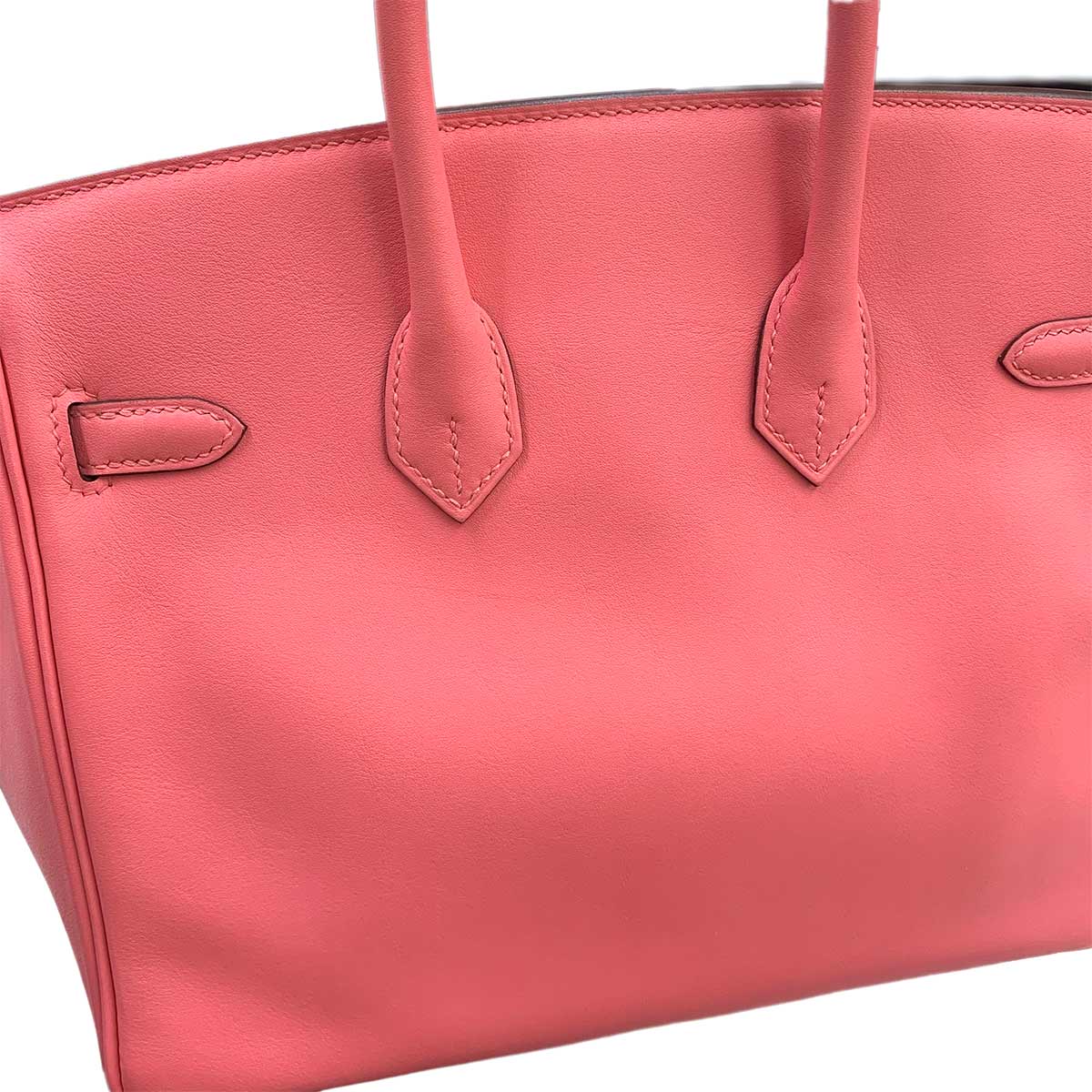 Birkin 25 Hand Bag Swift Leather Rose Azalee Purse Pink