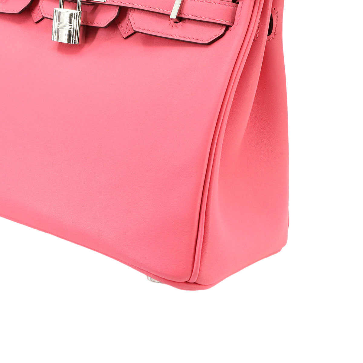 Birkin 25 Hand Bag Swift Leather Rose Azalee Purse Pink