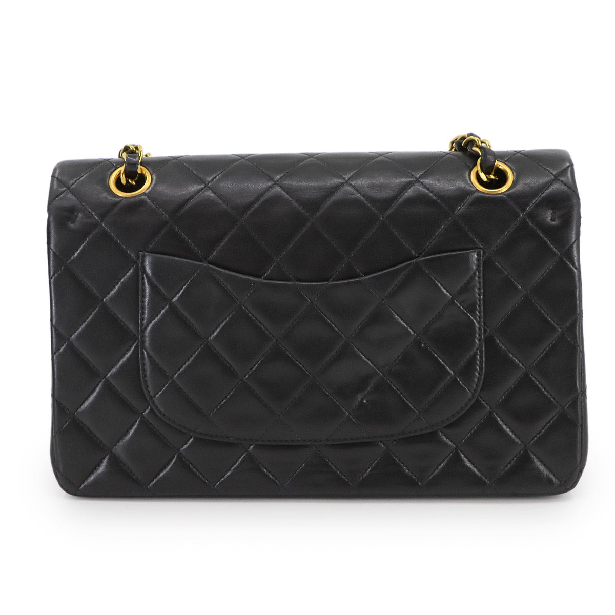 Matelasse 25 Chain Shoulder Bag Leather Black A01112 11.12