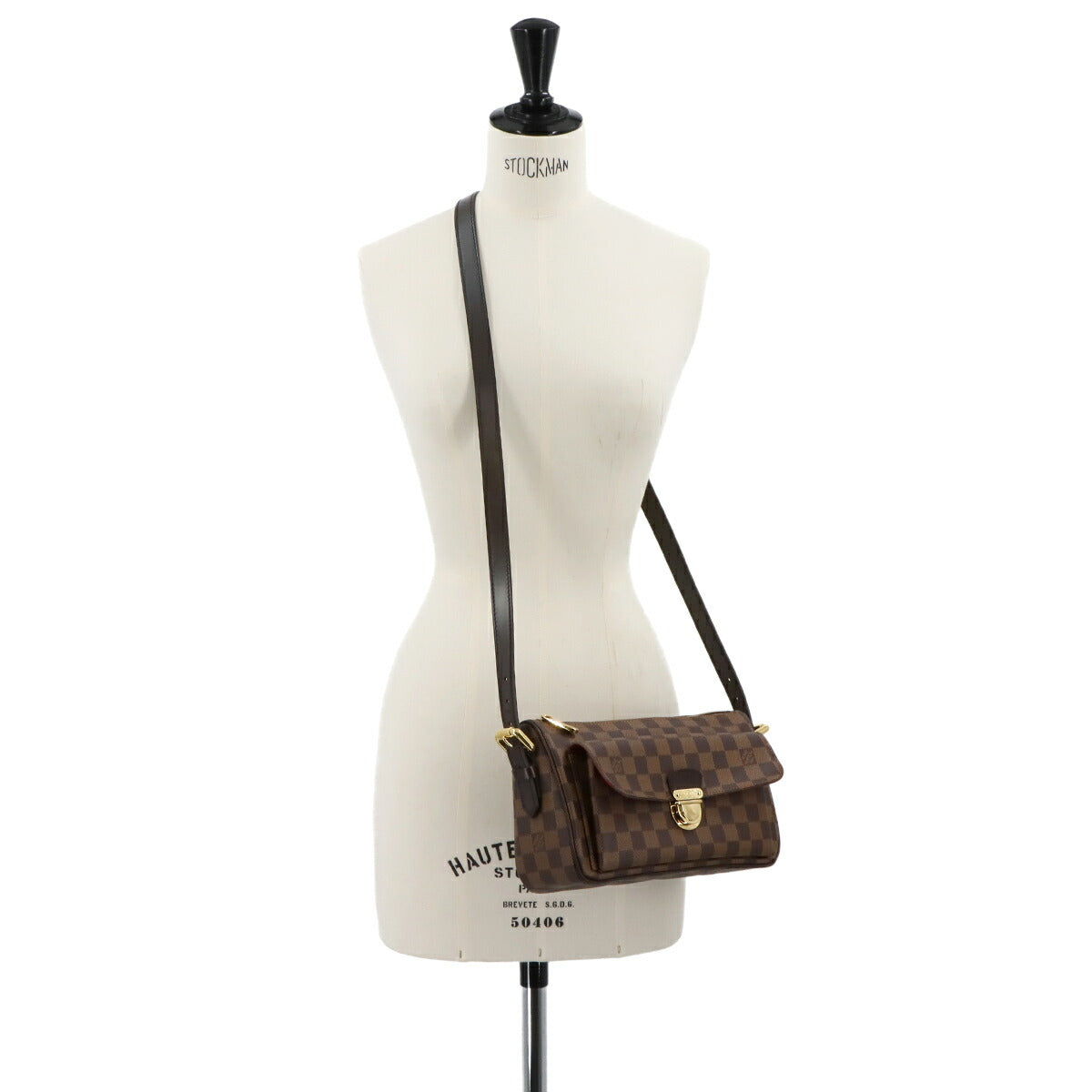 Damier Ravello GM Shoulder Bag N60006 Ebene Purse