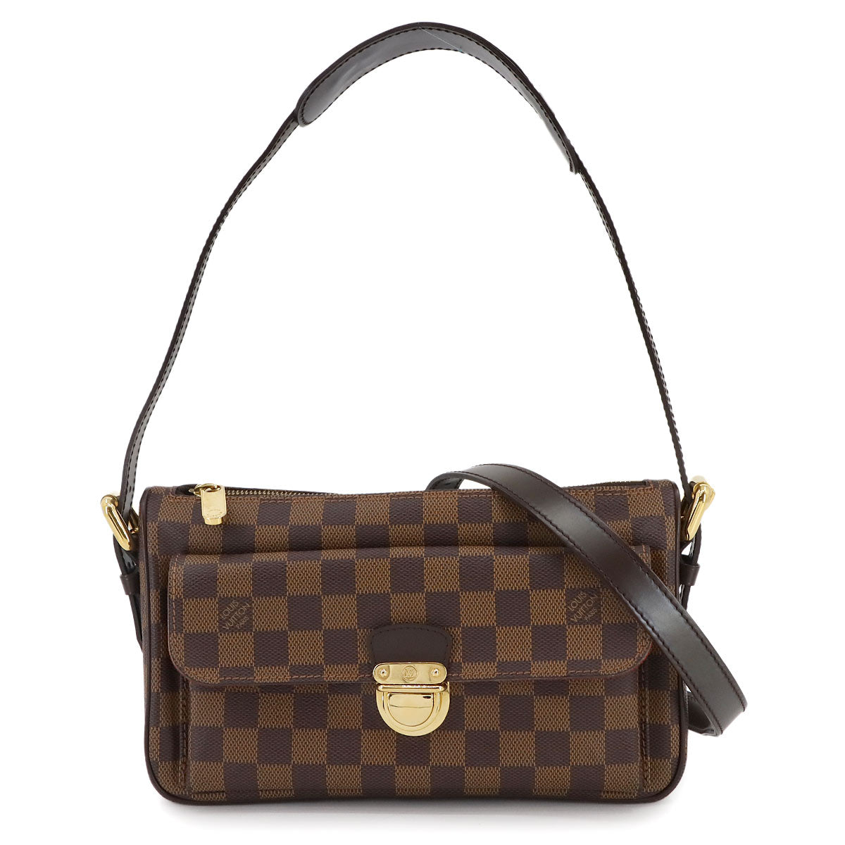 Damier Ravello GM Shoulder Bag N60006 Ebene Purse