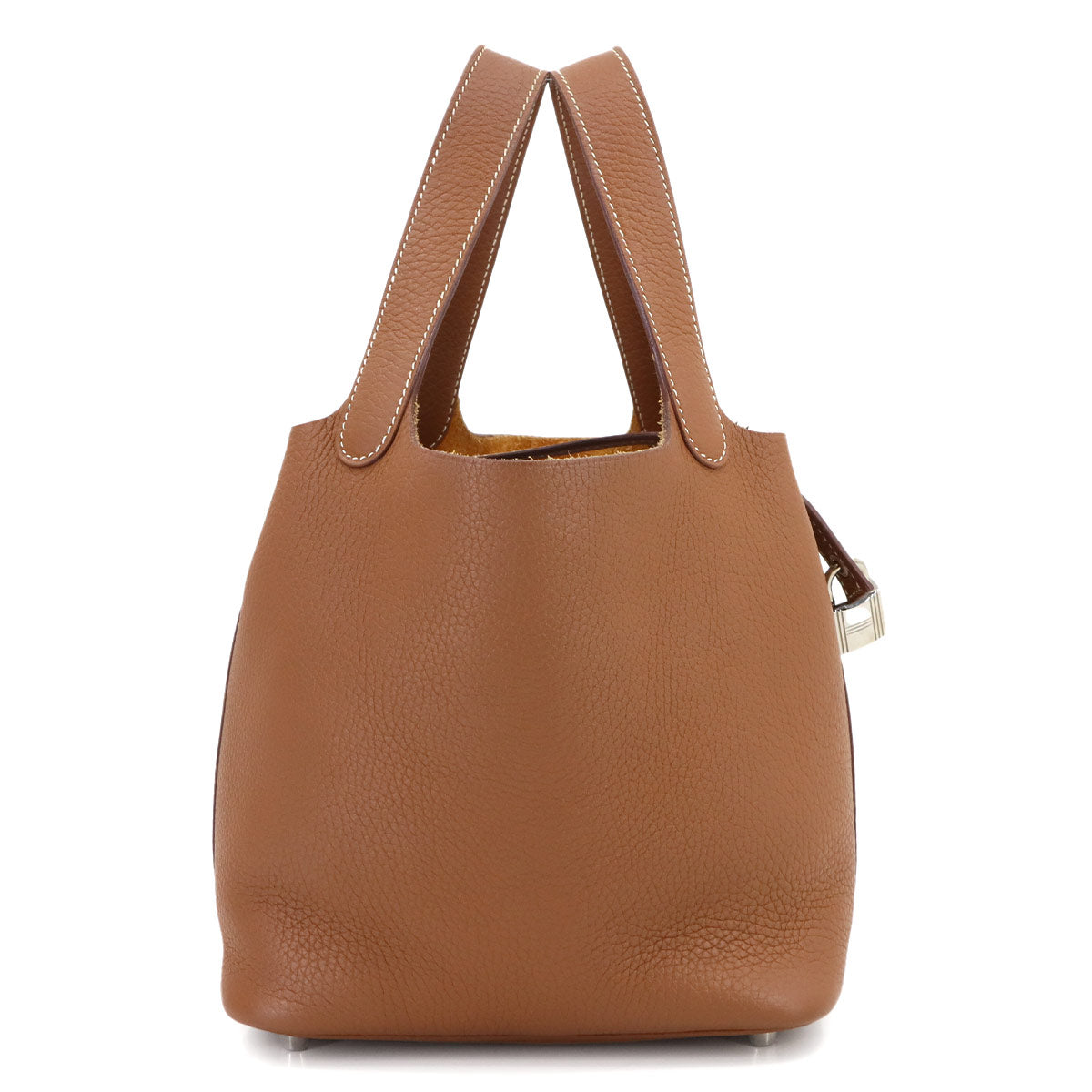 Picotin Lock PM Hand Bag Taurillon Clemence Gold Purse