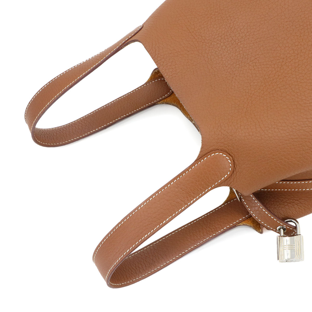 Picotin Lock PM Hand Bag Taurillon Clemence Gold Purse