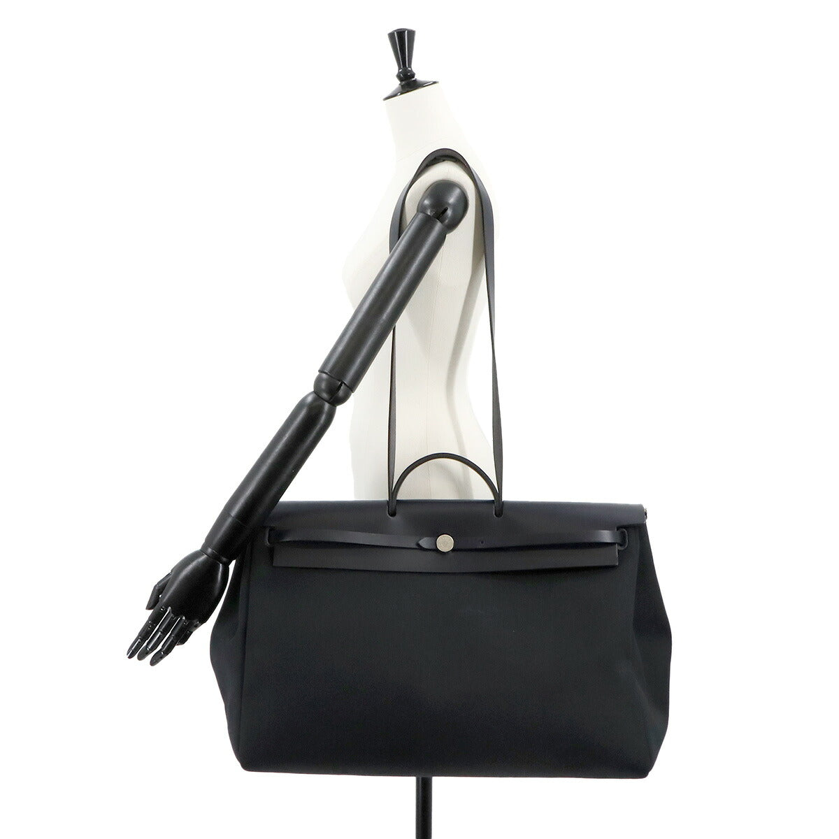 Her Bag Zip Retourne Cabin 50 Hand Shoulder Bag Toile Militaire