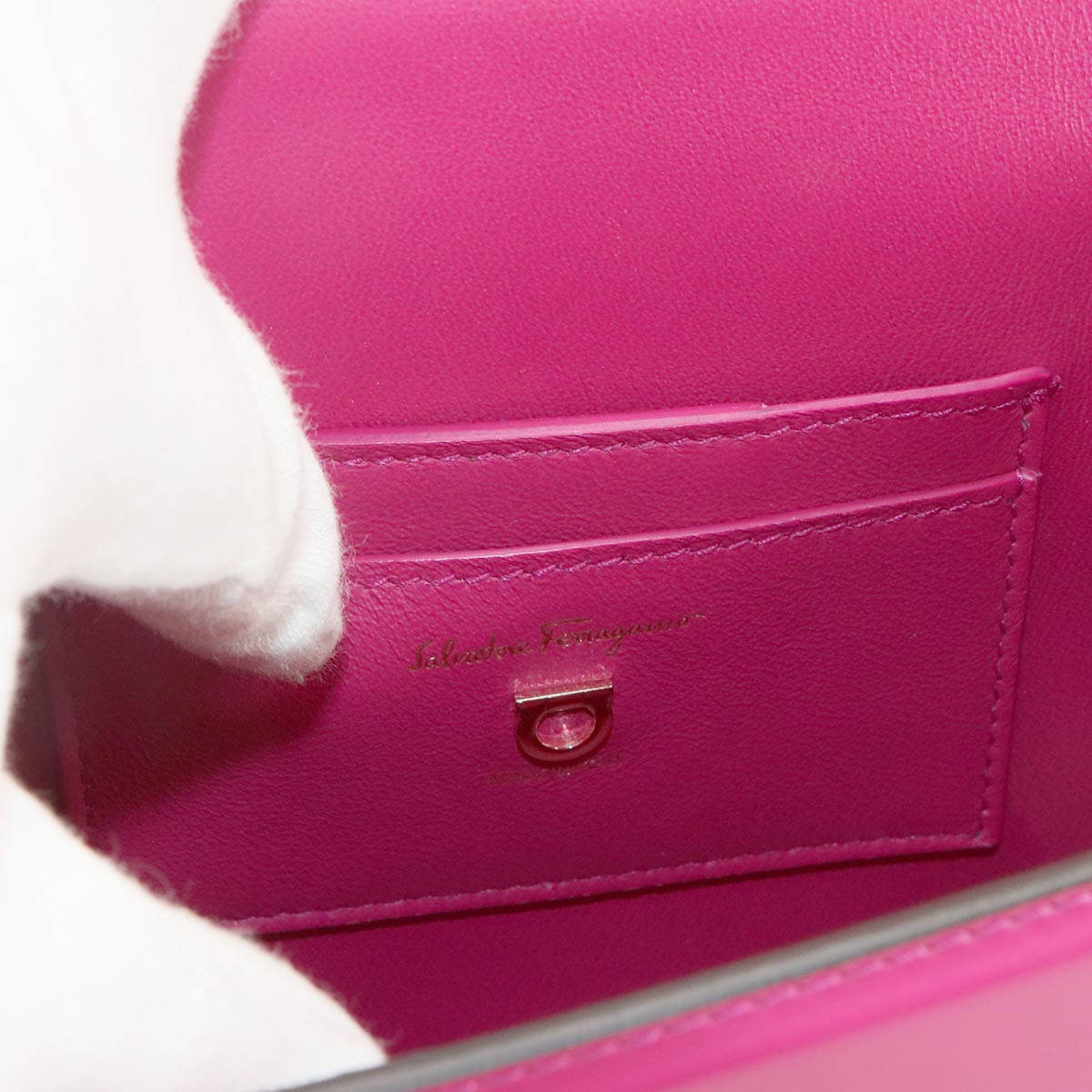 Boxyz Small Hand Shoulder Bag Leather Pink 21H647