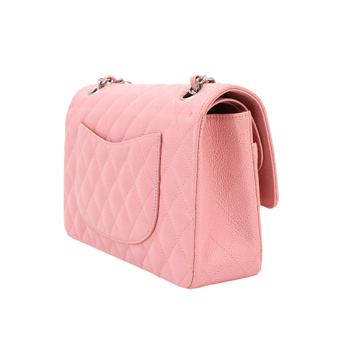 Matelasse 25 Chain Shoulder Bag Leather Pink A01112 Purse