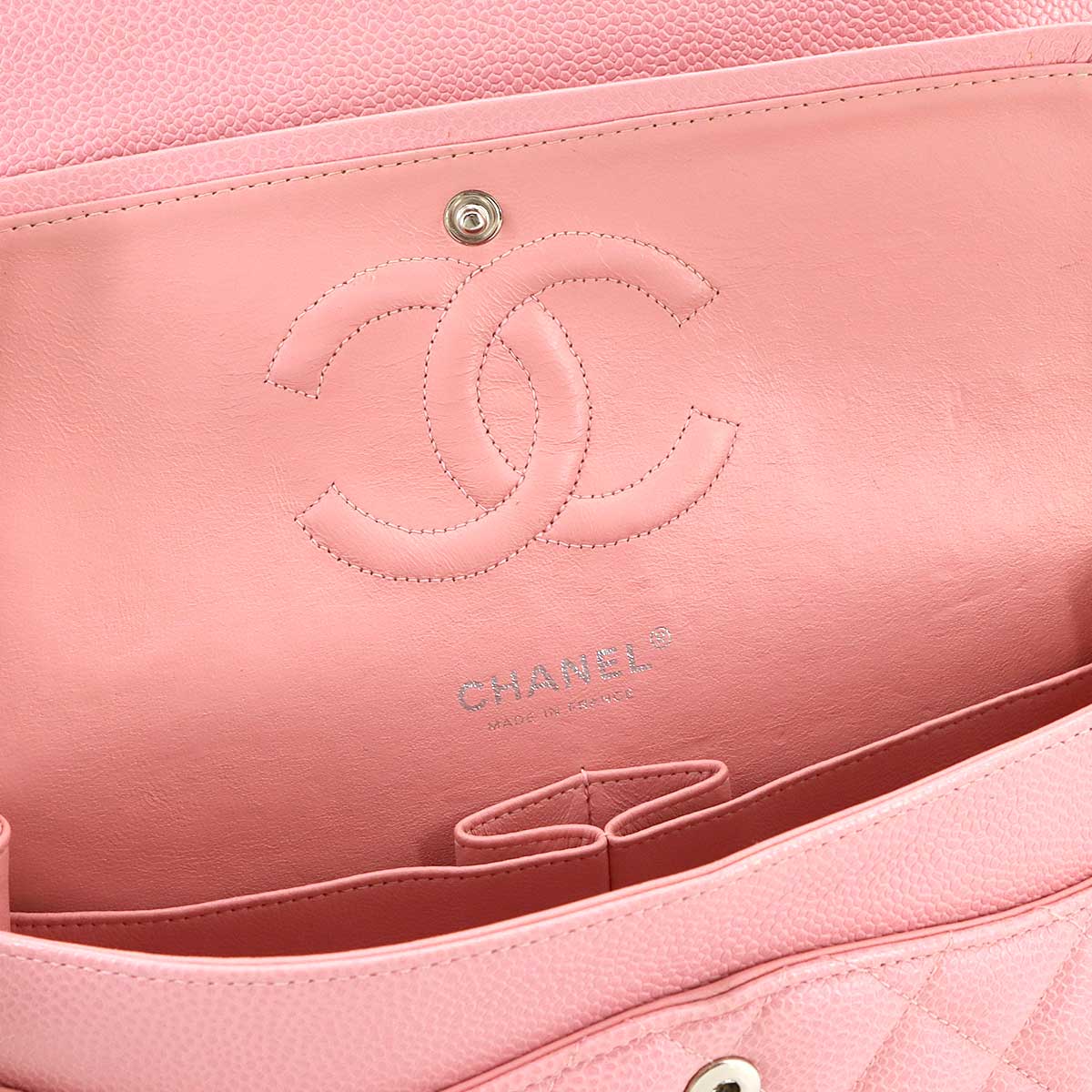 Matelasse 25 Chain Shoulder Bag Leather Pink A01112 Purse