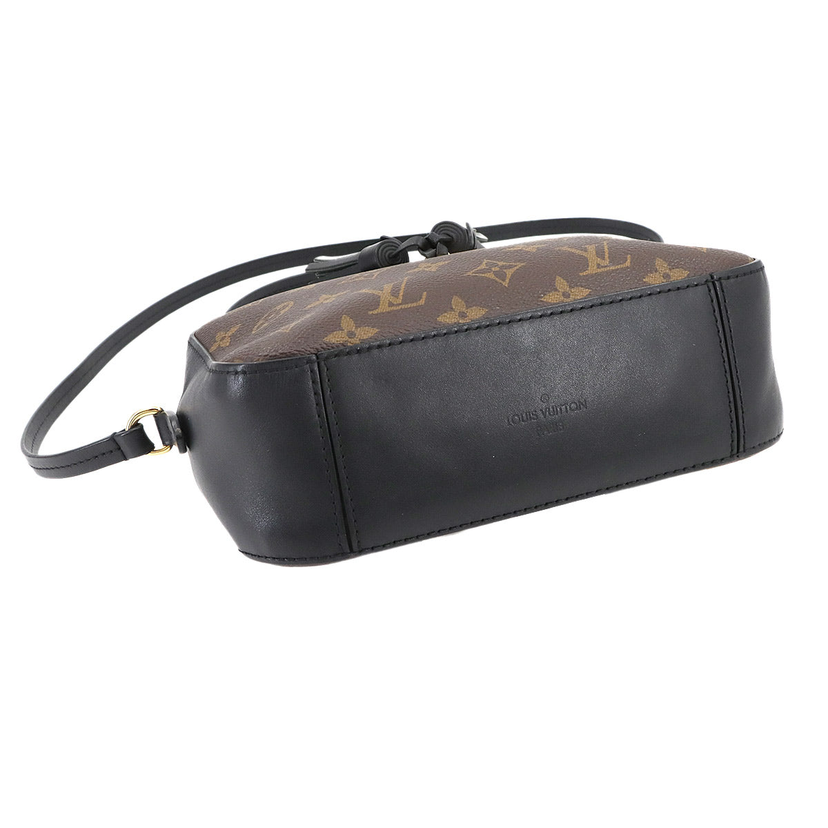 Monogram Saintonge Shoulder Bag Brown Noir M43555 Purse