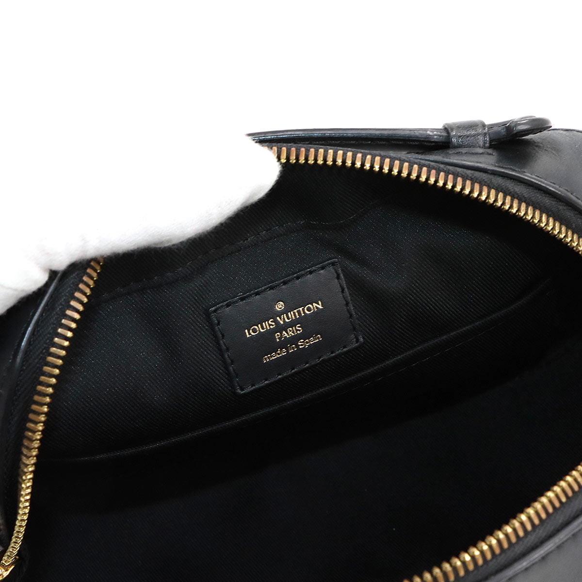 Monogram Saintonge Shoulder Bag Brown Noir M43555 Purse