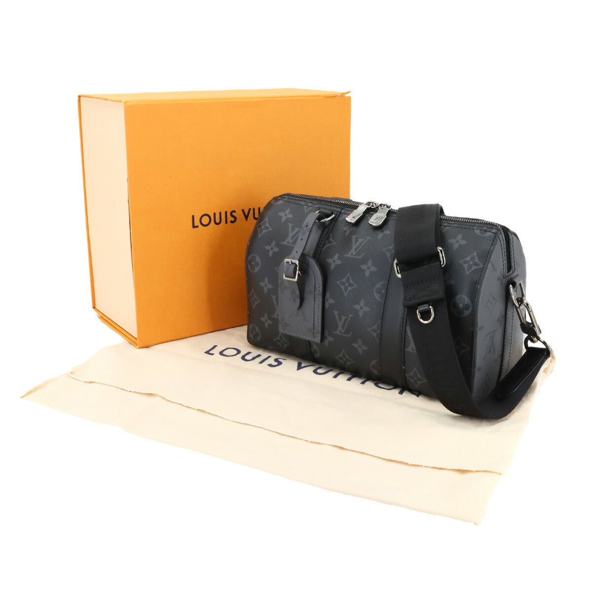 Monogram Eclipse Reverse City Keepall Shoulder Bag M45936