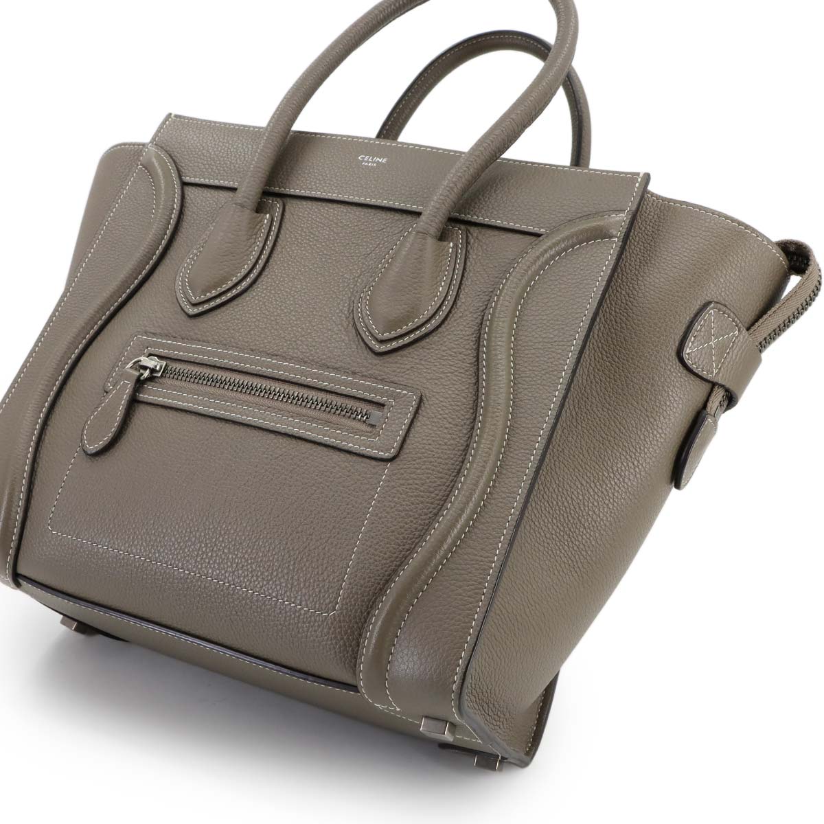 Luggage Micro Shopper Hand Bag Leather Souris 189793 Purse