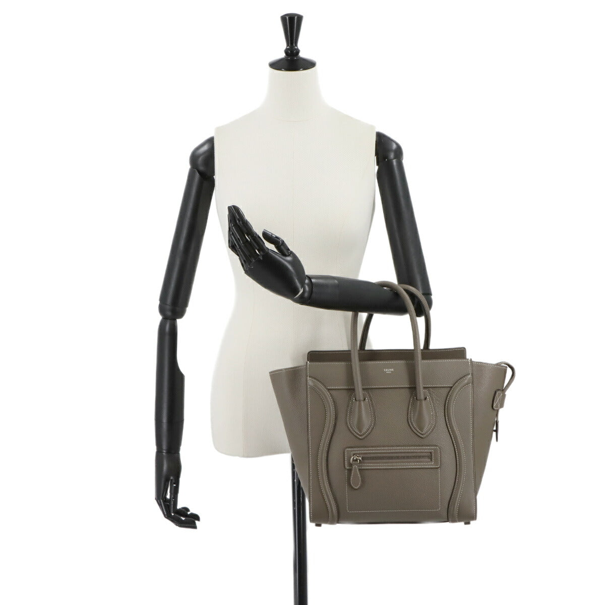 Luggage Micro Shopper Hand Bag Leather Souris 189793 Purse