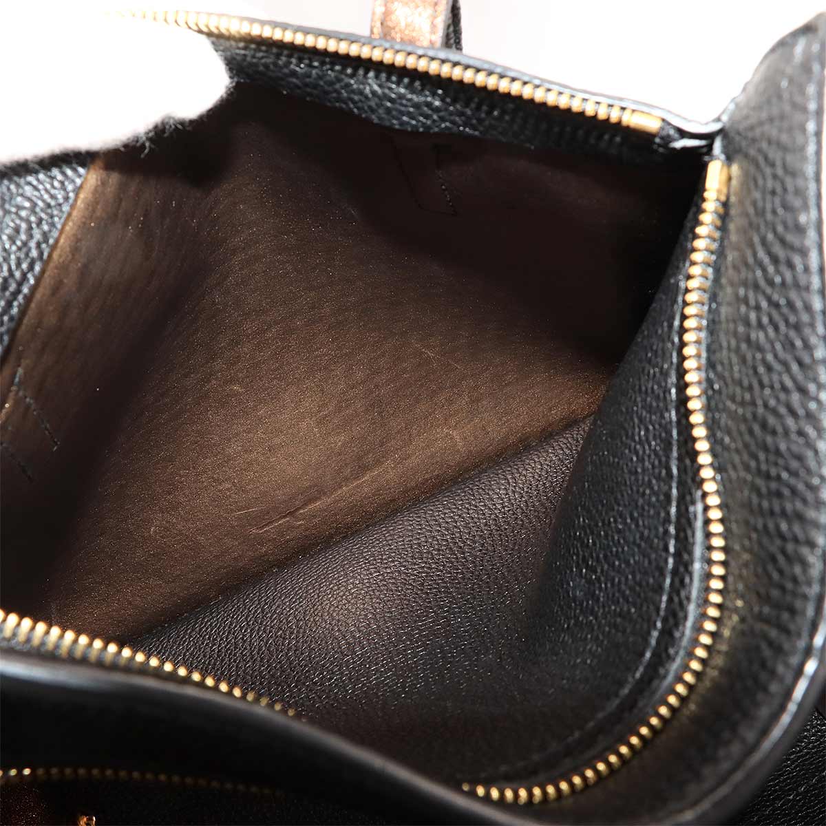 Amy Tote Bag Leather Black Gancini Purse