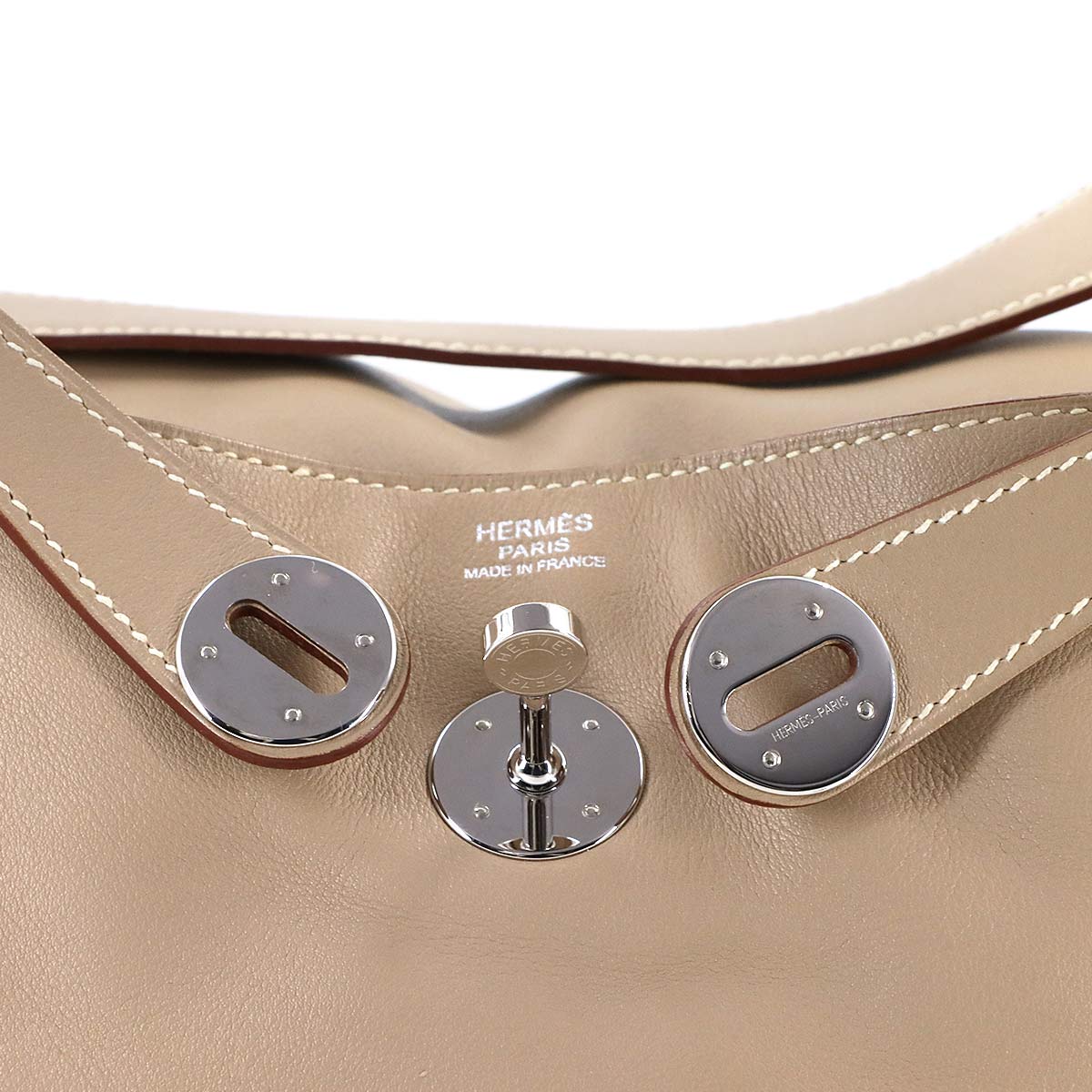 Lindy 30 2way Hand Shoulder Bag Veau Swift Parchemin