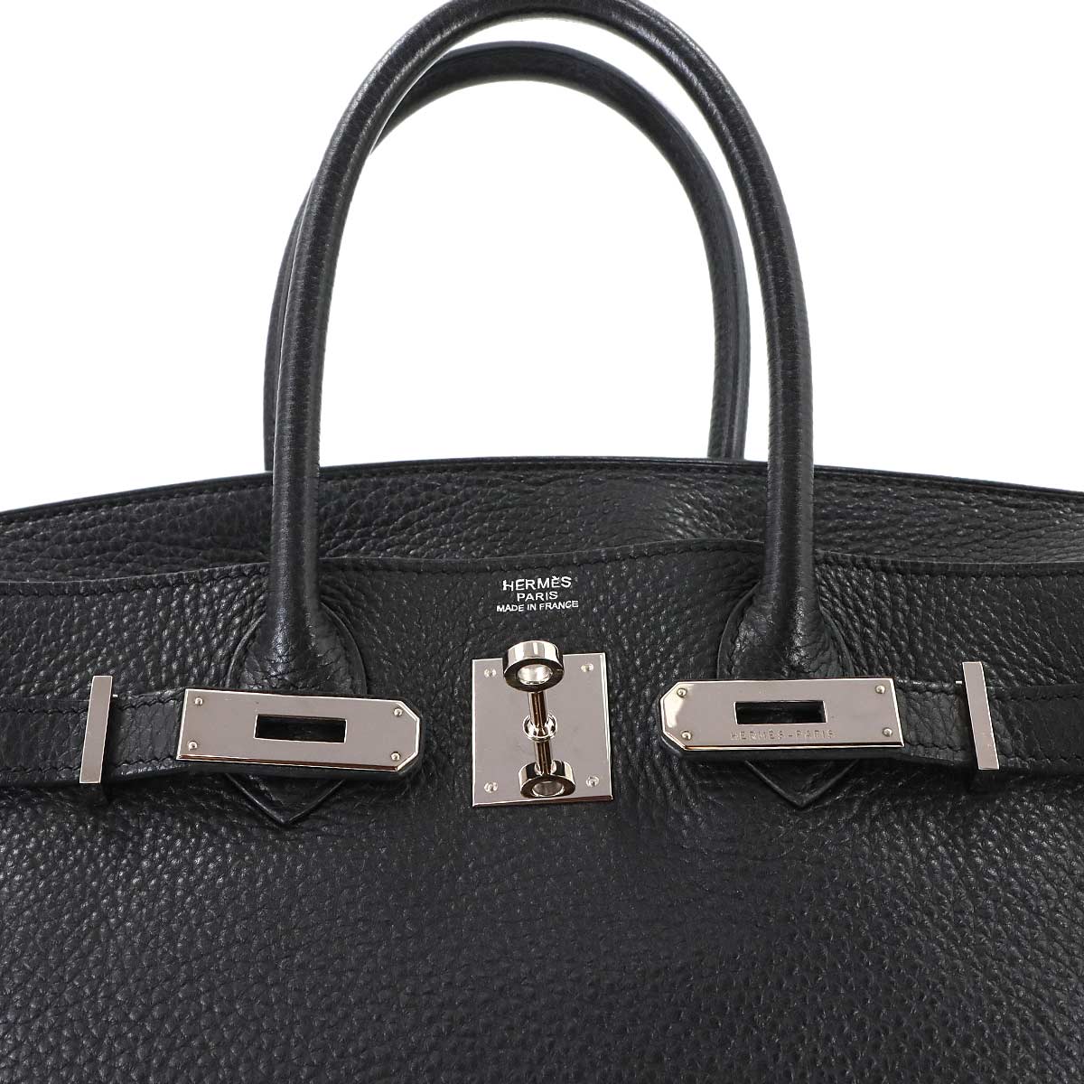 Birkin 30 Hand Bag Veau Togo Black Purse