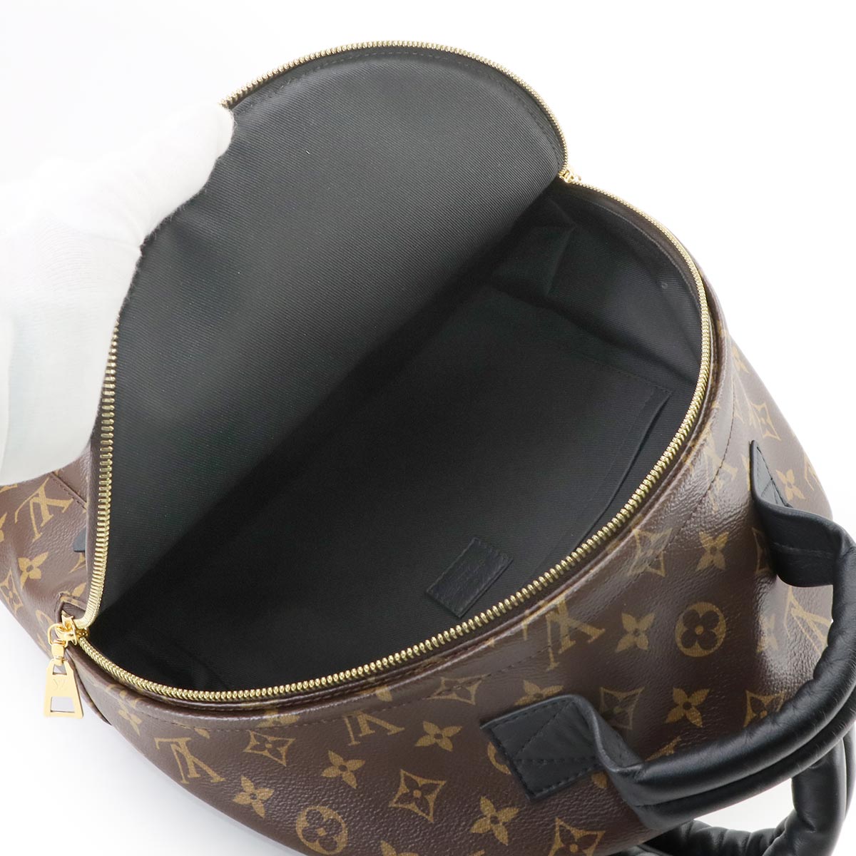 Monogram Palm Springs MM Backpack Brown Black M44874