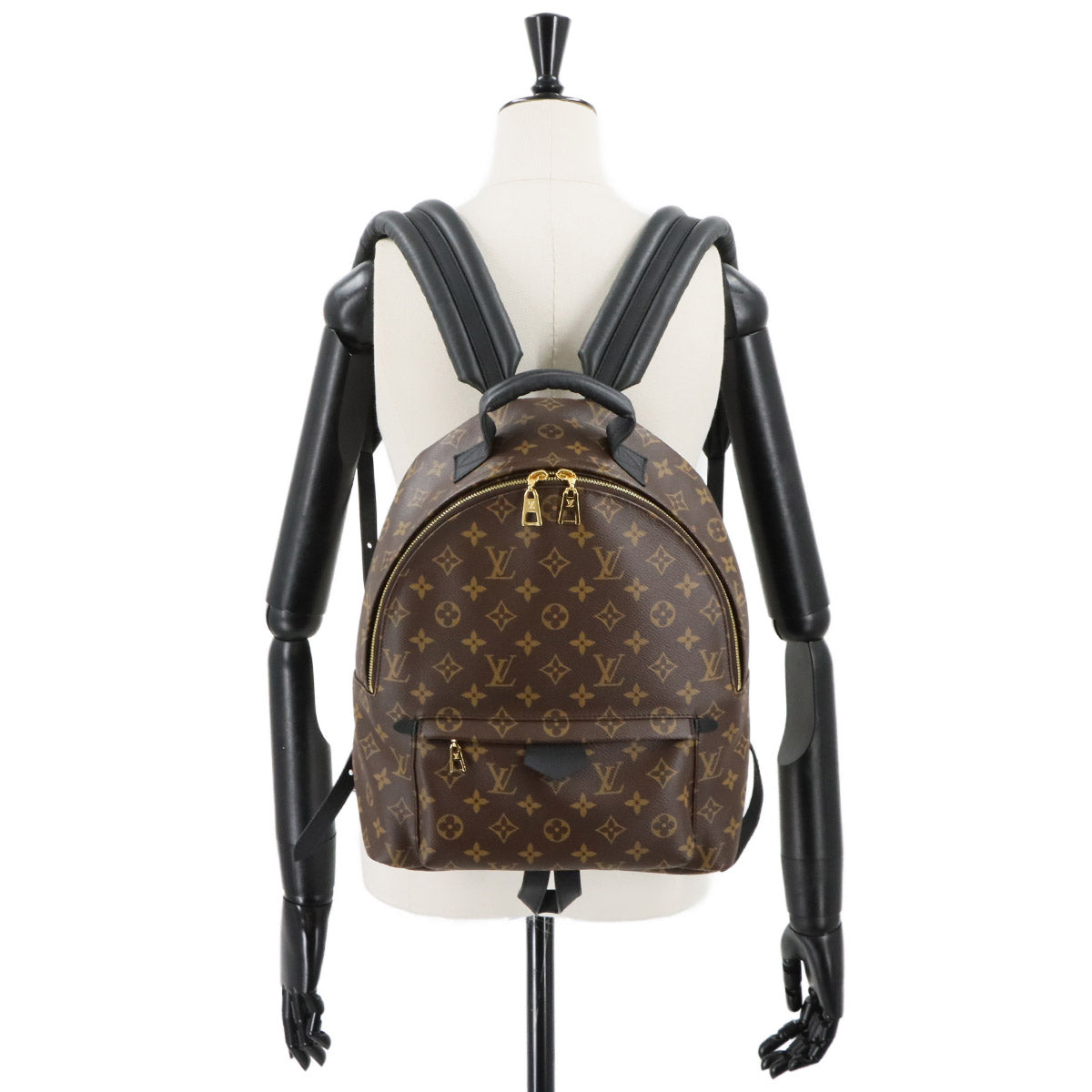 Monogram Palm Springs MM Backpack Brown Black M44874