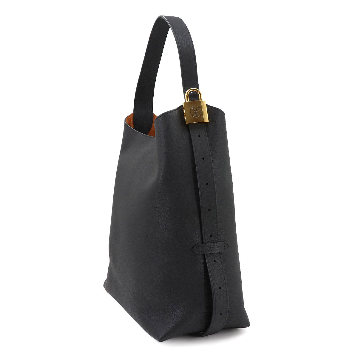 Low Key Hobo MM Shoulder Bag Leather Noir M24856