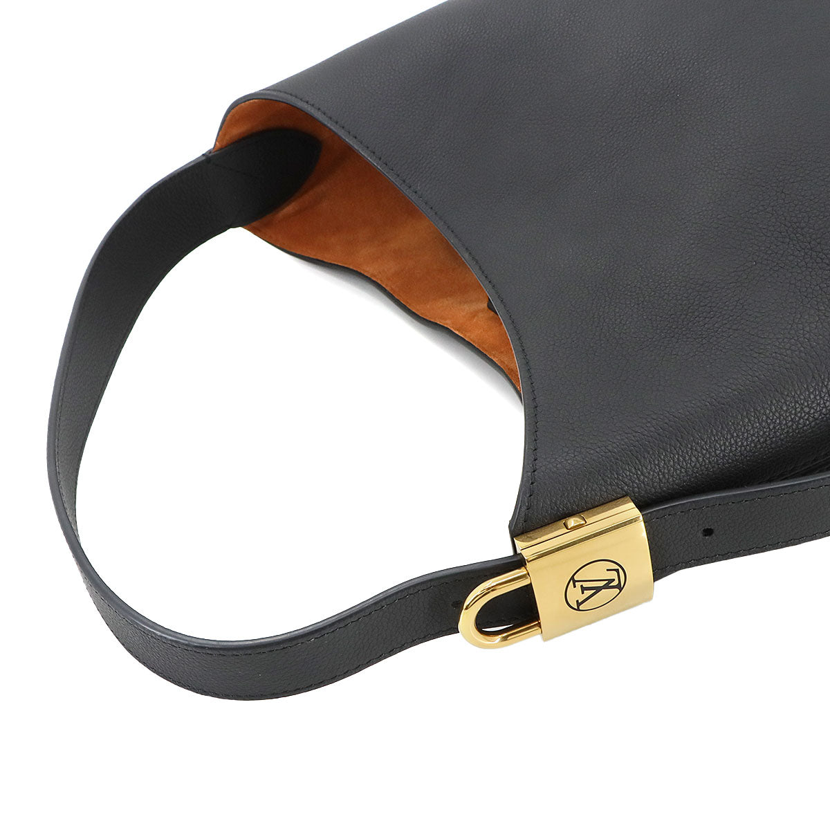 Low Key Hobo MM Shoulder Bag Leather Noir M24856