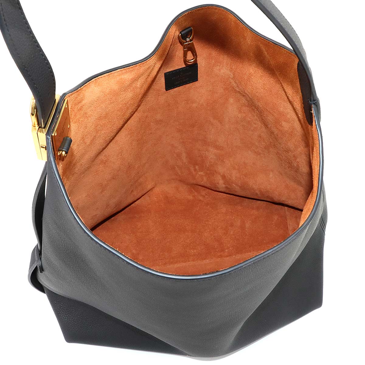 Low Key Hobo MM Shoulder Bag Leather Noir M24856