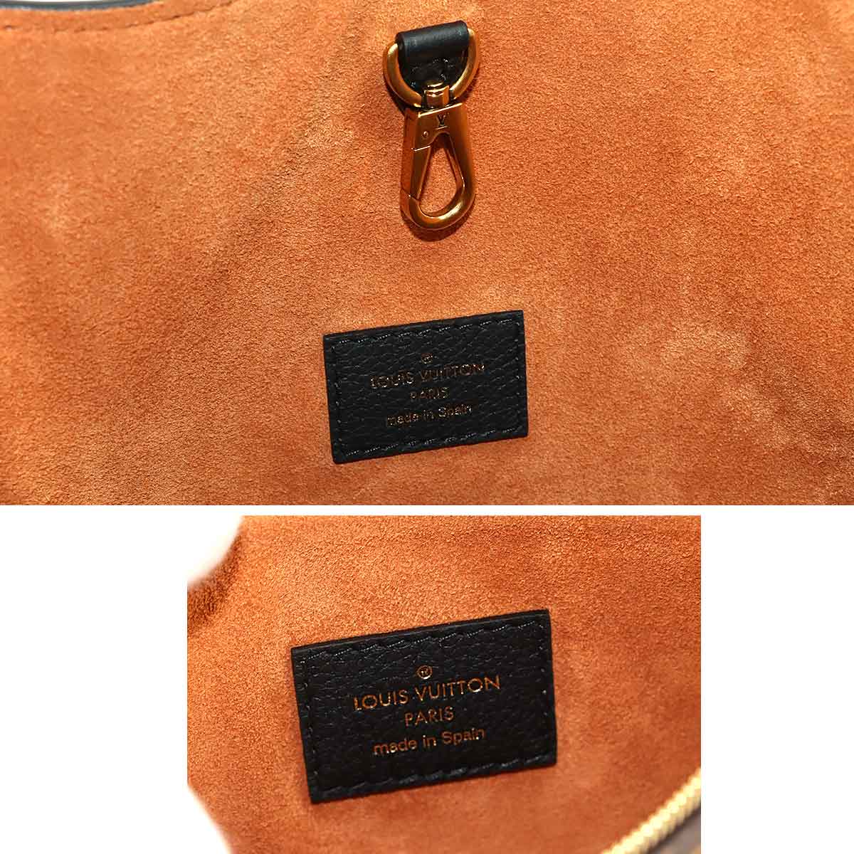 Low Key Hobo MM Shoulder Bag Leather Noir M24856