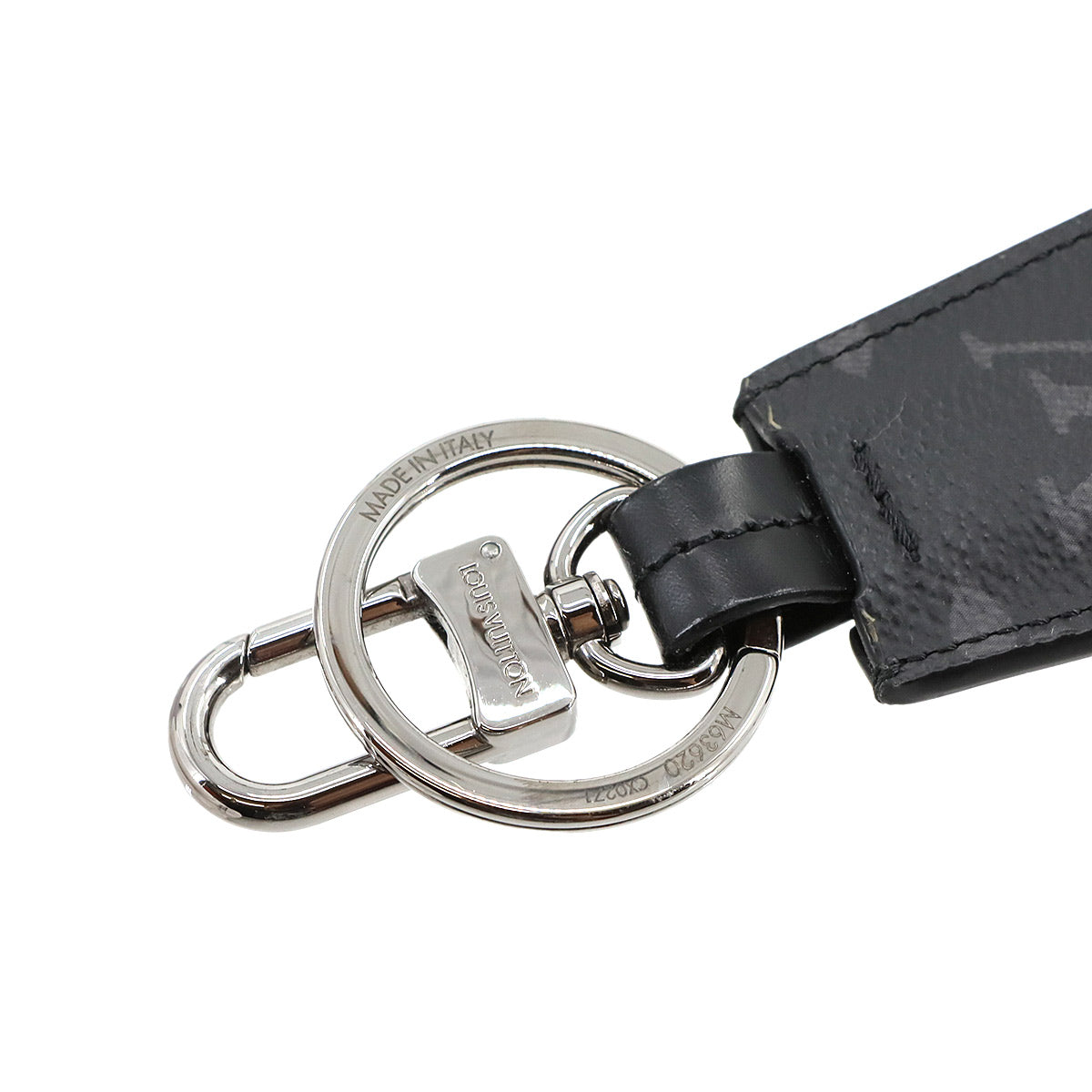 Monogram Eclipse LV Cloches Cles Bag Charm M63620