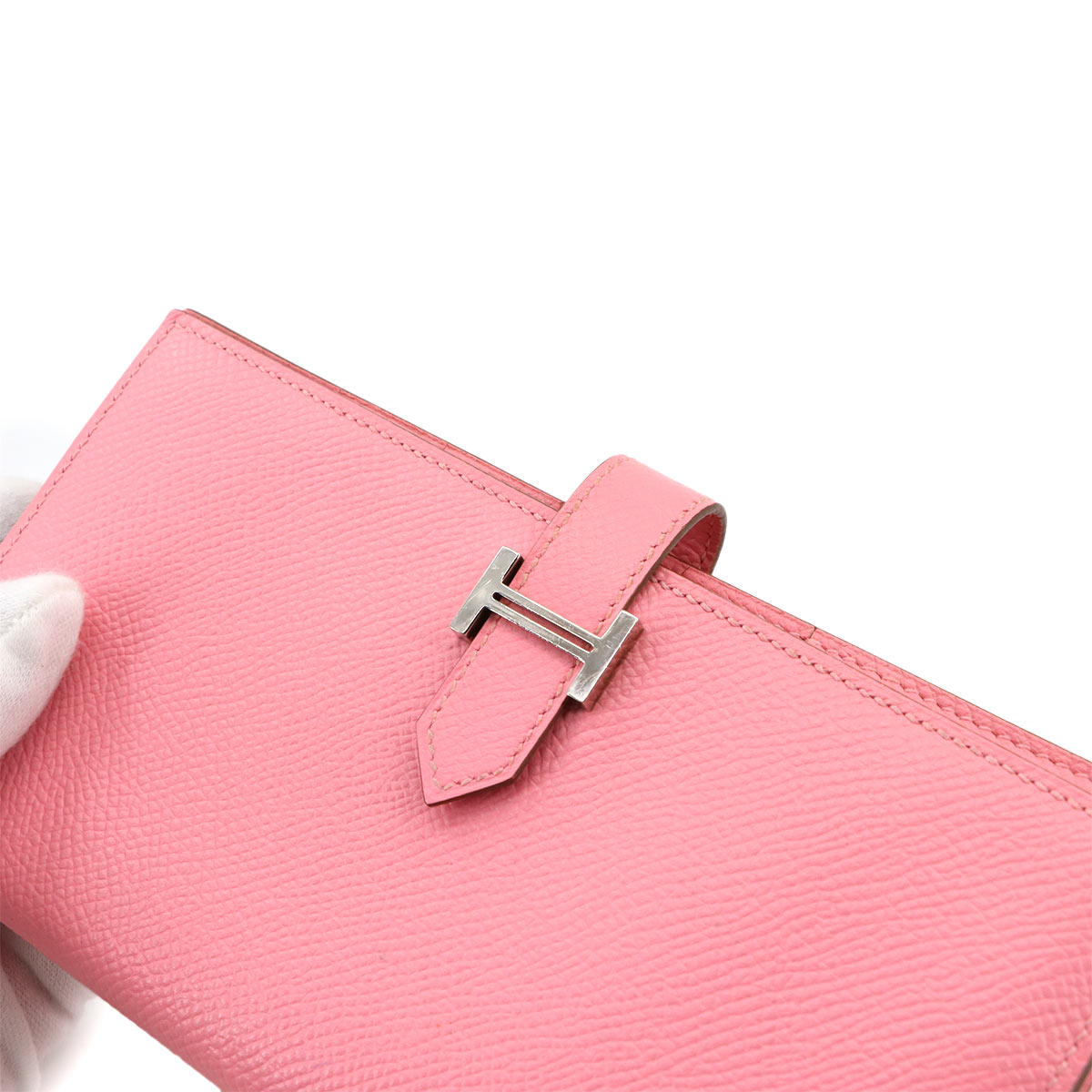 Bearn Souffle Long Wallet Epsom Rose confetti