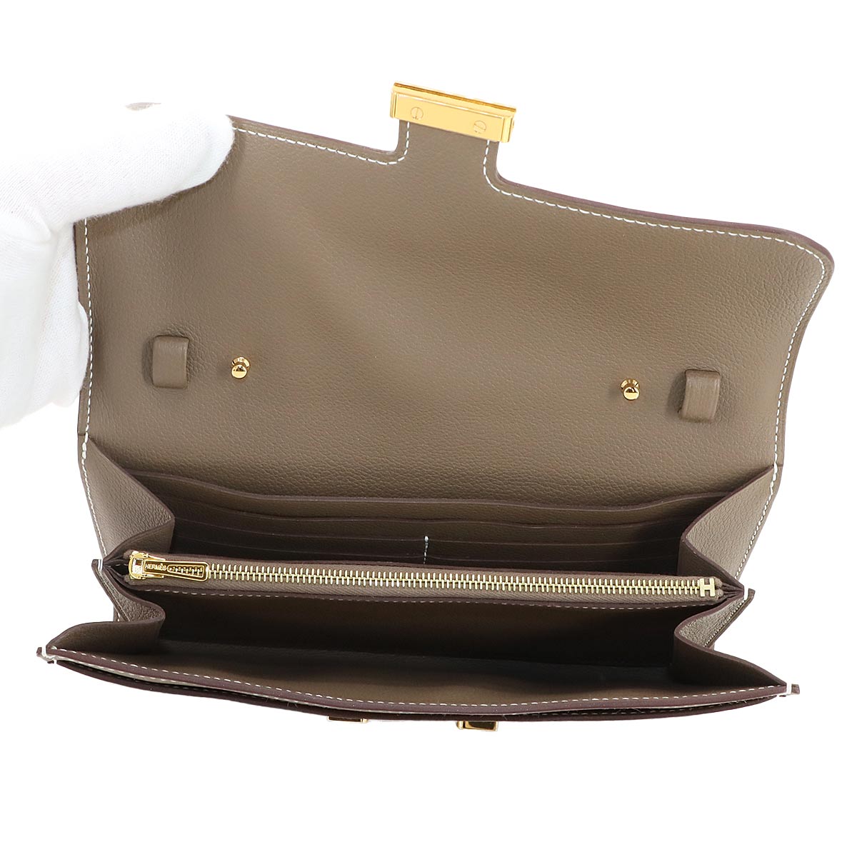 Constance Long To Go Long Wallet Evercolor Etoupe Purse