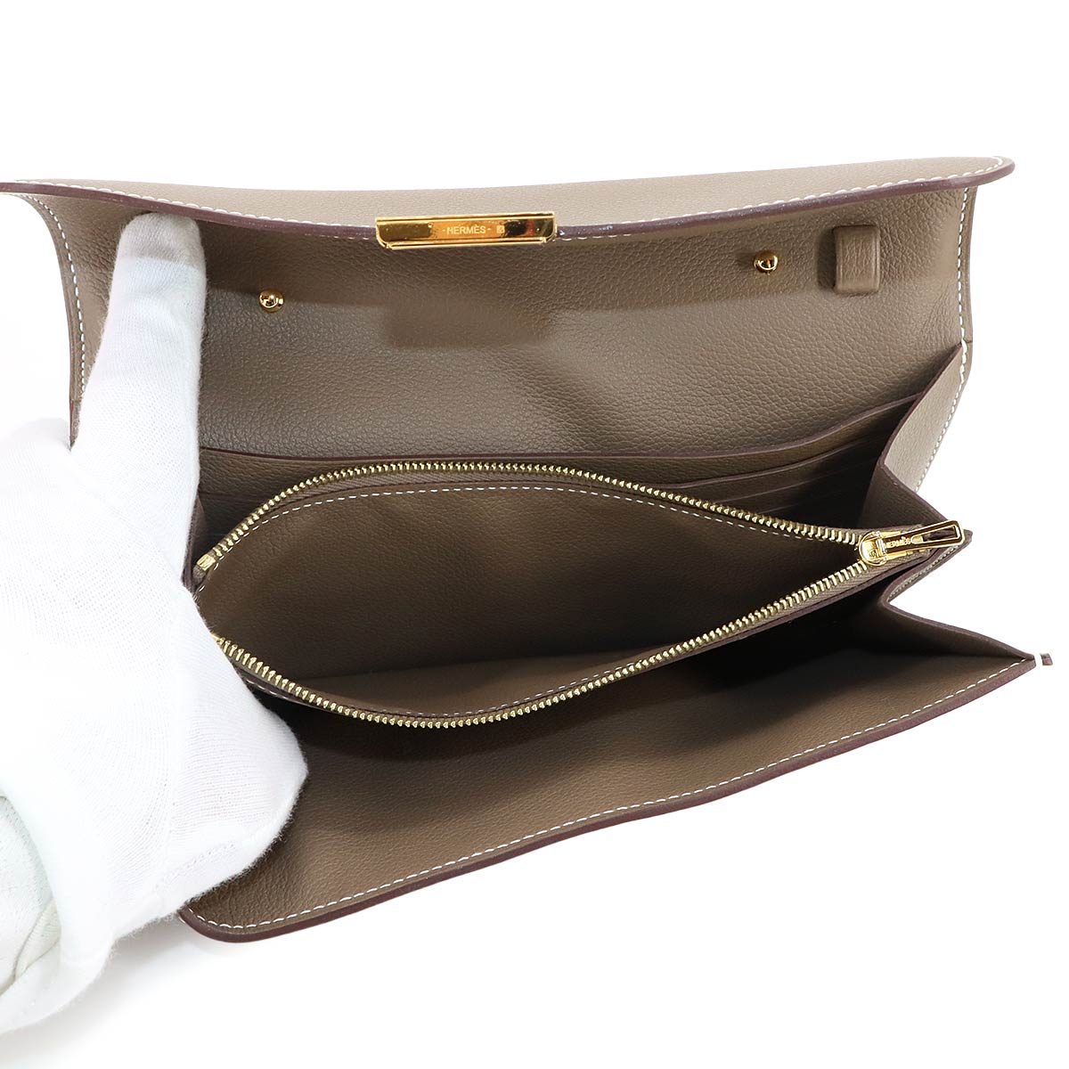 Constance Long To Go Long Wallet Evercolor Etoupe Purse