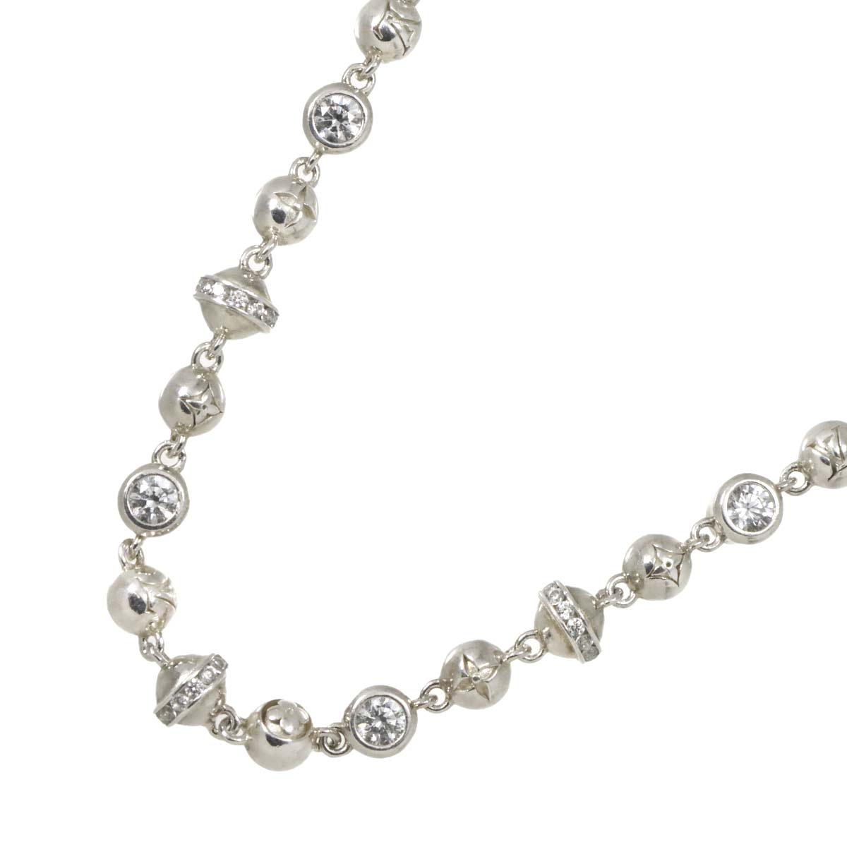 LV Globe Necklace SV 925 Silver