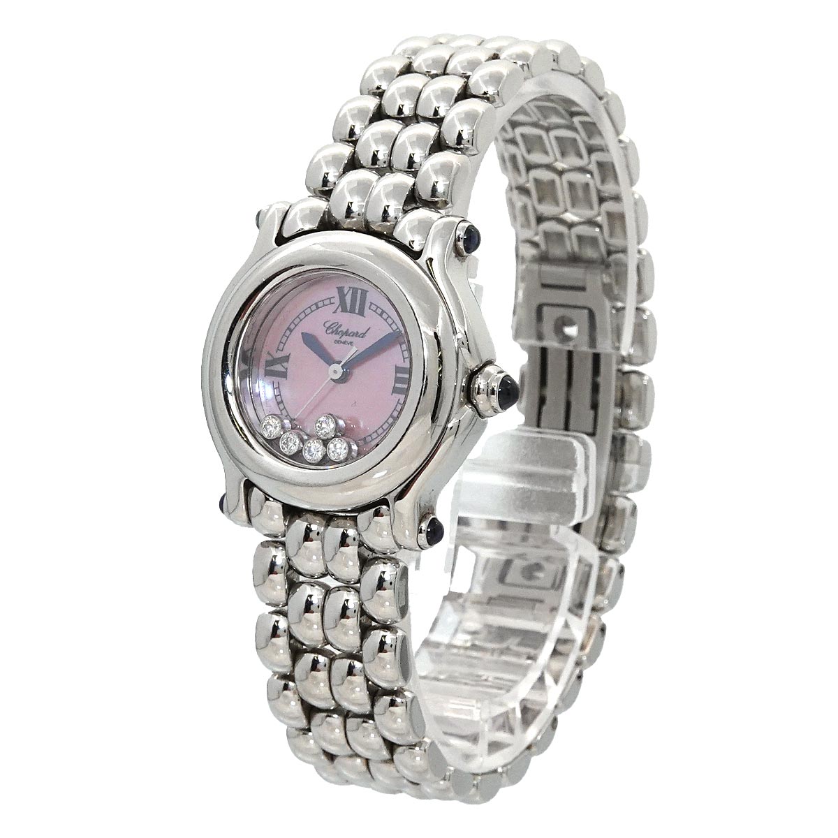Happy Sport 27/8250-23 5P Diamond Pink Shell Dial Watch