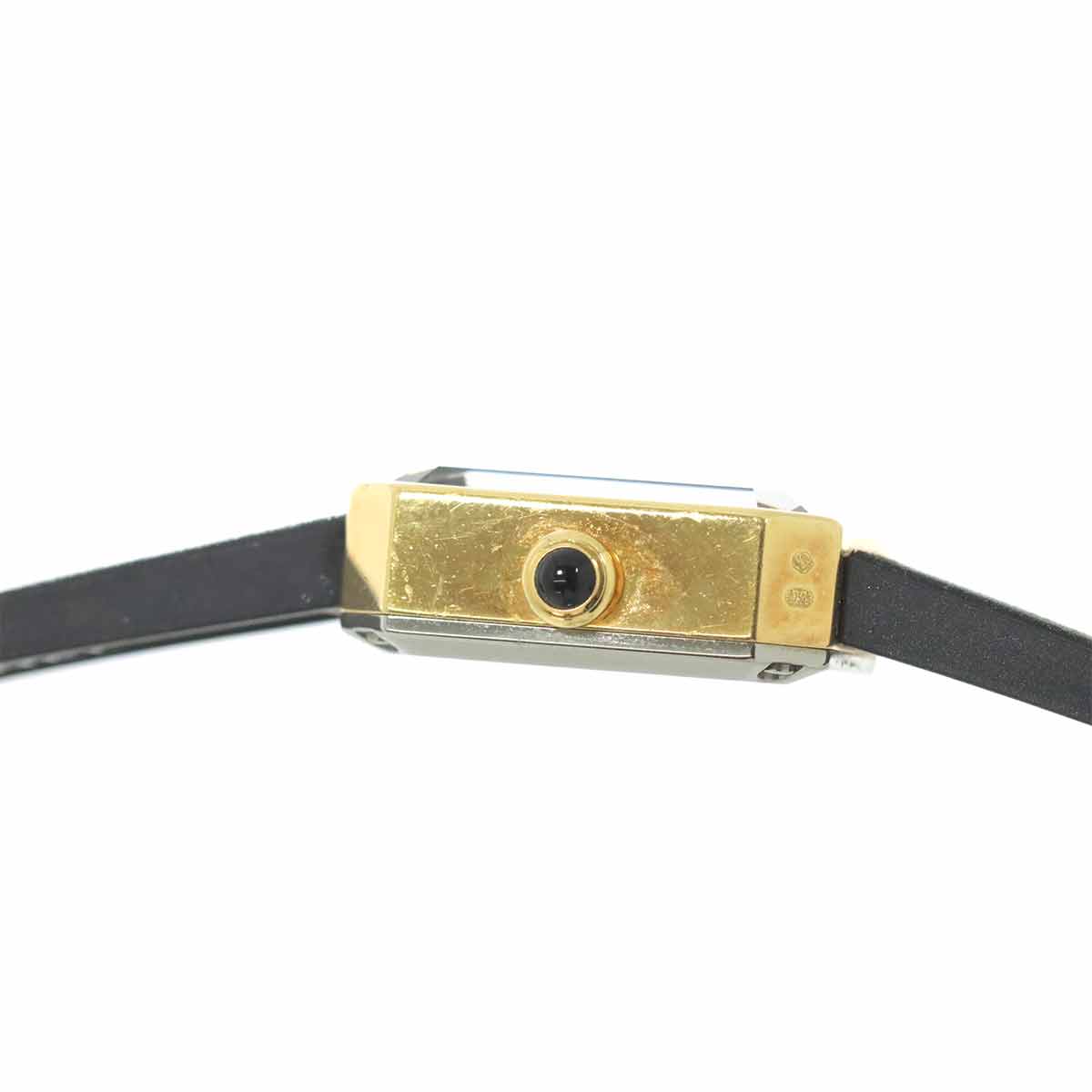 Premiere Velvet H6125 K18YG Quartz Black Dial Ladies