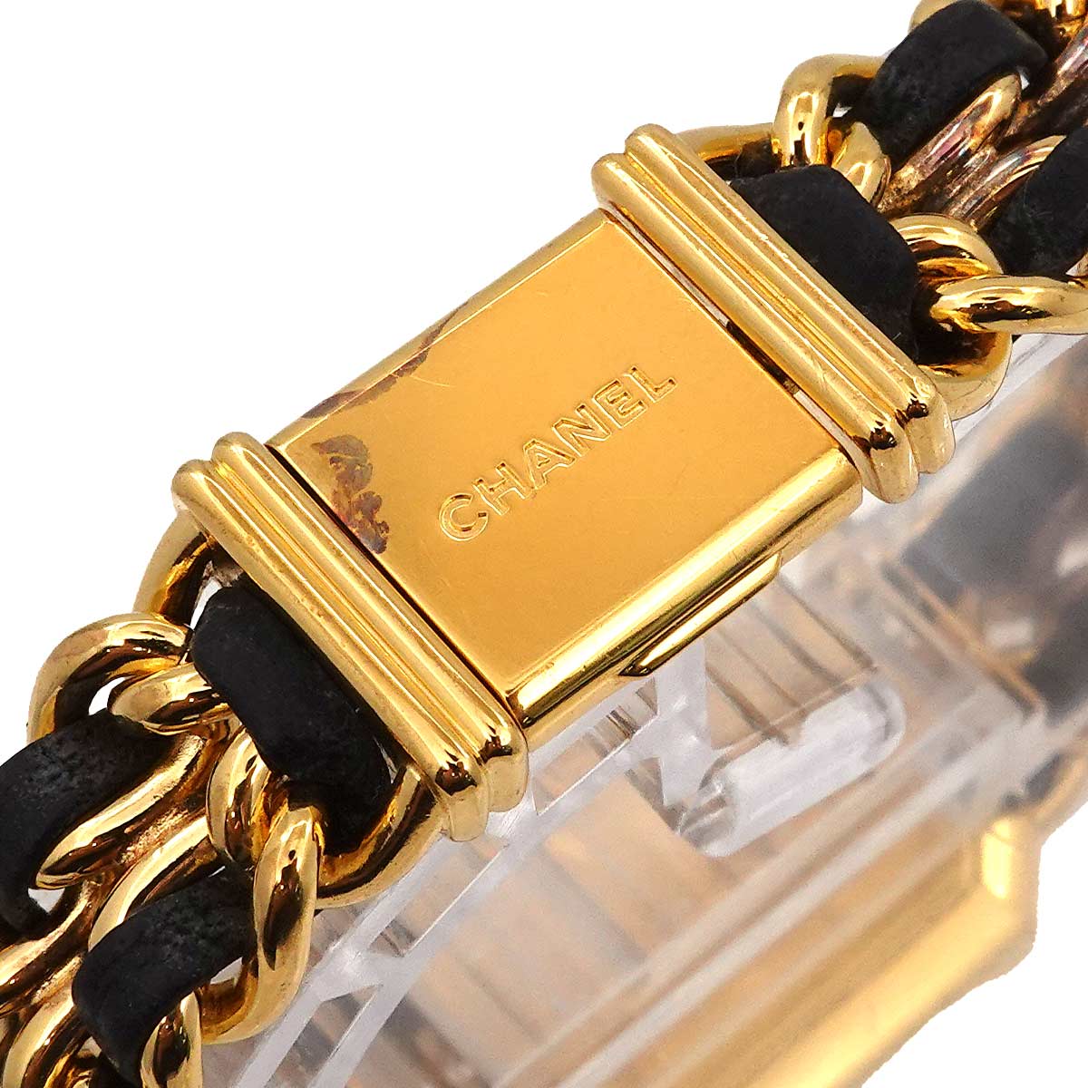 Premiere Size L H0001 Vintage Quartz Black Dial Ladies Watch