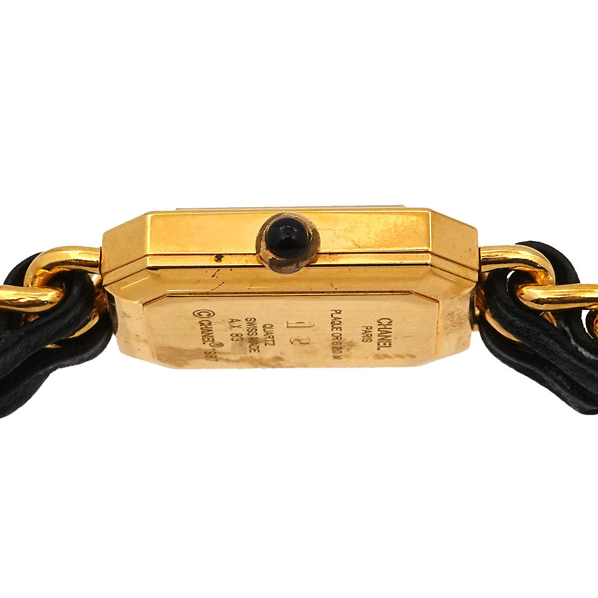 Premiere Size L H0001 Vintage Quartz Black Dial Ladies Watch